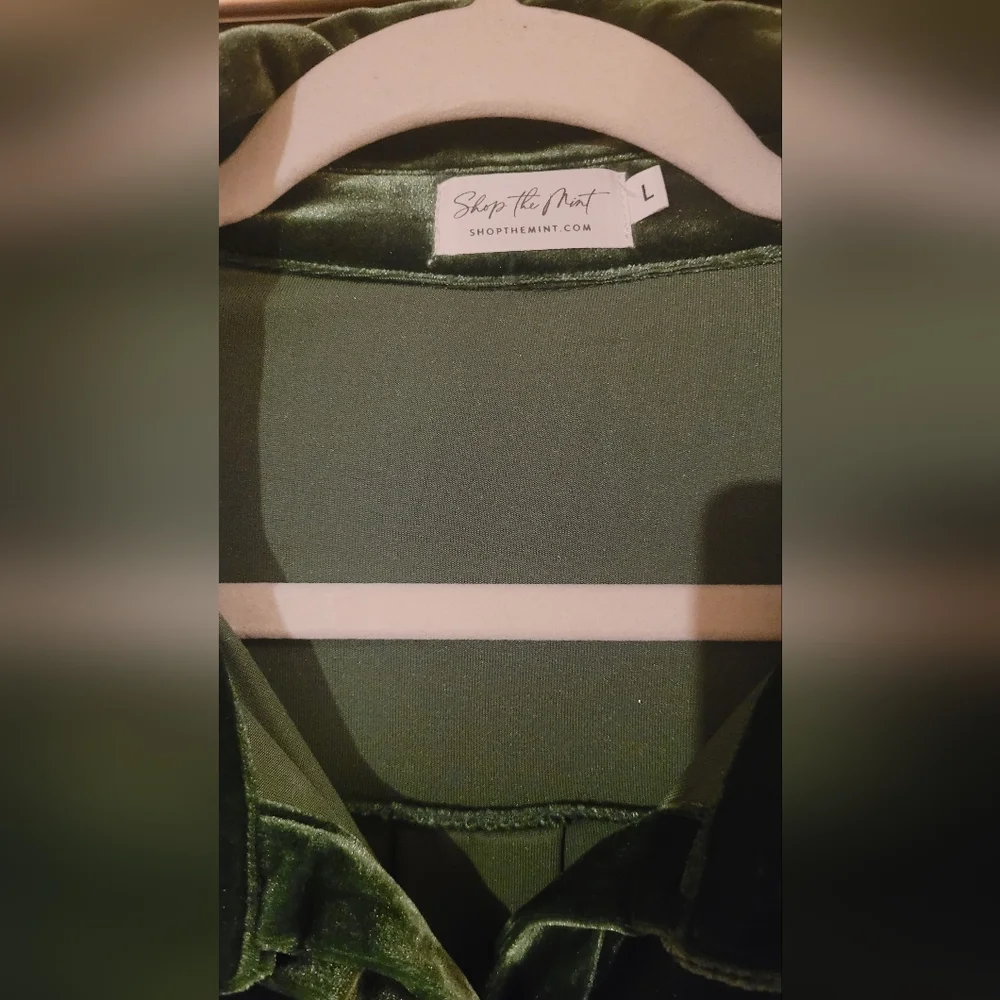 Mint Julep Velvet dress NWOT large - Picture 5 of 5
